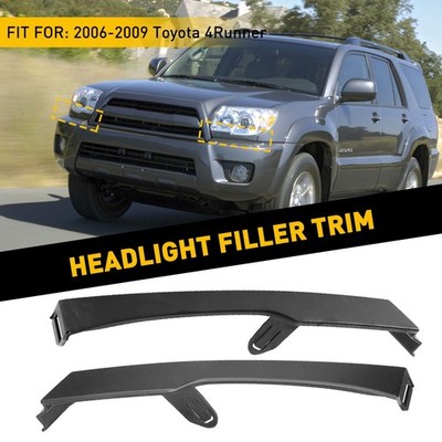FRONT BUMPER GRILLE FILLER HEADLIGHT SET TRIM RH LH FOR 2006-2009 TOYOTA 4RUNNER
