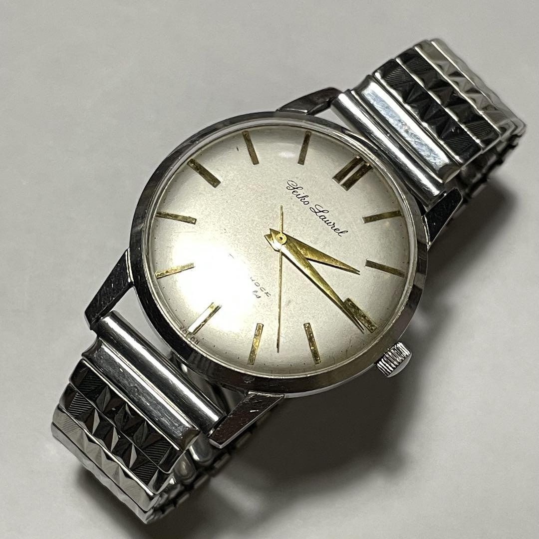 Vintage Seiko Laurel 17 Jewels Diashock Manual Wind Watch