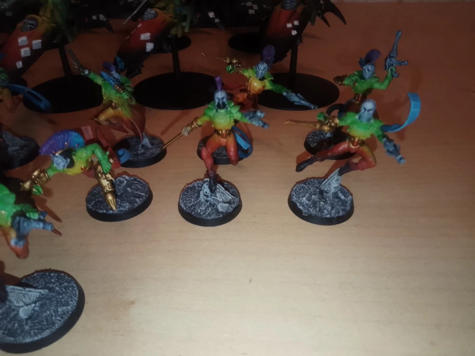 Warhammer 40K Harlequins Armee teilweise bemalt - Bild 4 von 4