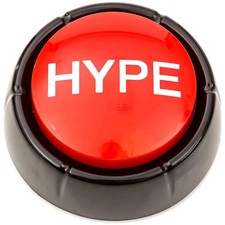   The Hype Button  Hip Hop Air Horn Sound Effect Button   DJ Party Noise Maker...