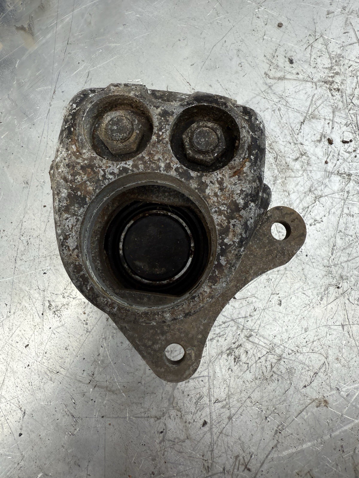 Kawasaki KZ 1000 900 750 400 Brake Caliper Calliper Lines Bracket OEM Genuine