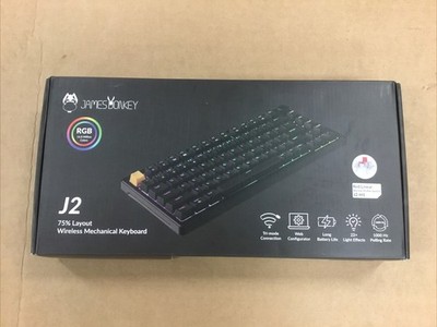 JamesDonkey J2 75% Wireless Mechanical Gaming Keyboard Brown Switch