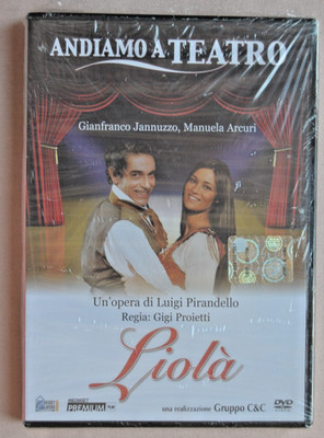 DVD Liola. Jannuzzo Manuela Arcuri. Wir gehen ins Theater, Gigi Proietti, Pirandello