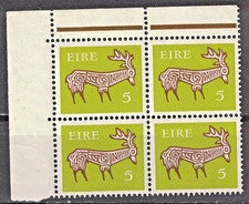 IRELAND:1971-75 SC#298 block of 4 MNH Stag AP4090