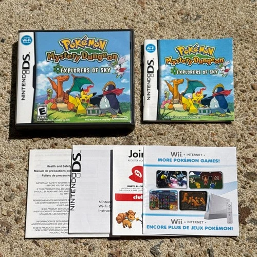 Pokémon Mystery Dungeon Explorers Of Sky Nintendo DS Complete With Manual Tested