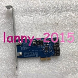 1PC USED Ashinne. RSR-010 SATA-LINK2 SATA-LINK1 Card Board Mainboard  *qq