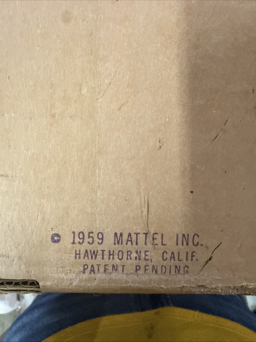 1959 Mattel Inc Original Chatty Cathy Doll Blue Eyes Blonde In Box