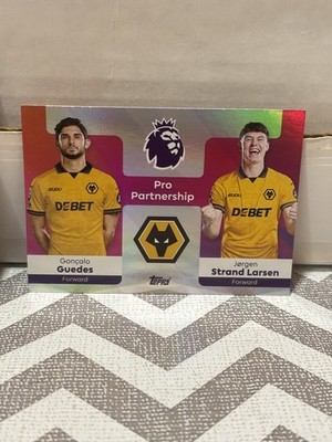 2025-26 Topps Premier League Pro Partnership Jorgen Strand Larsen Goncalo Guedes