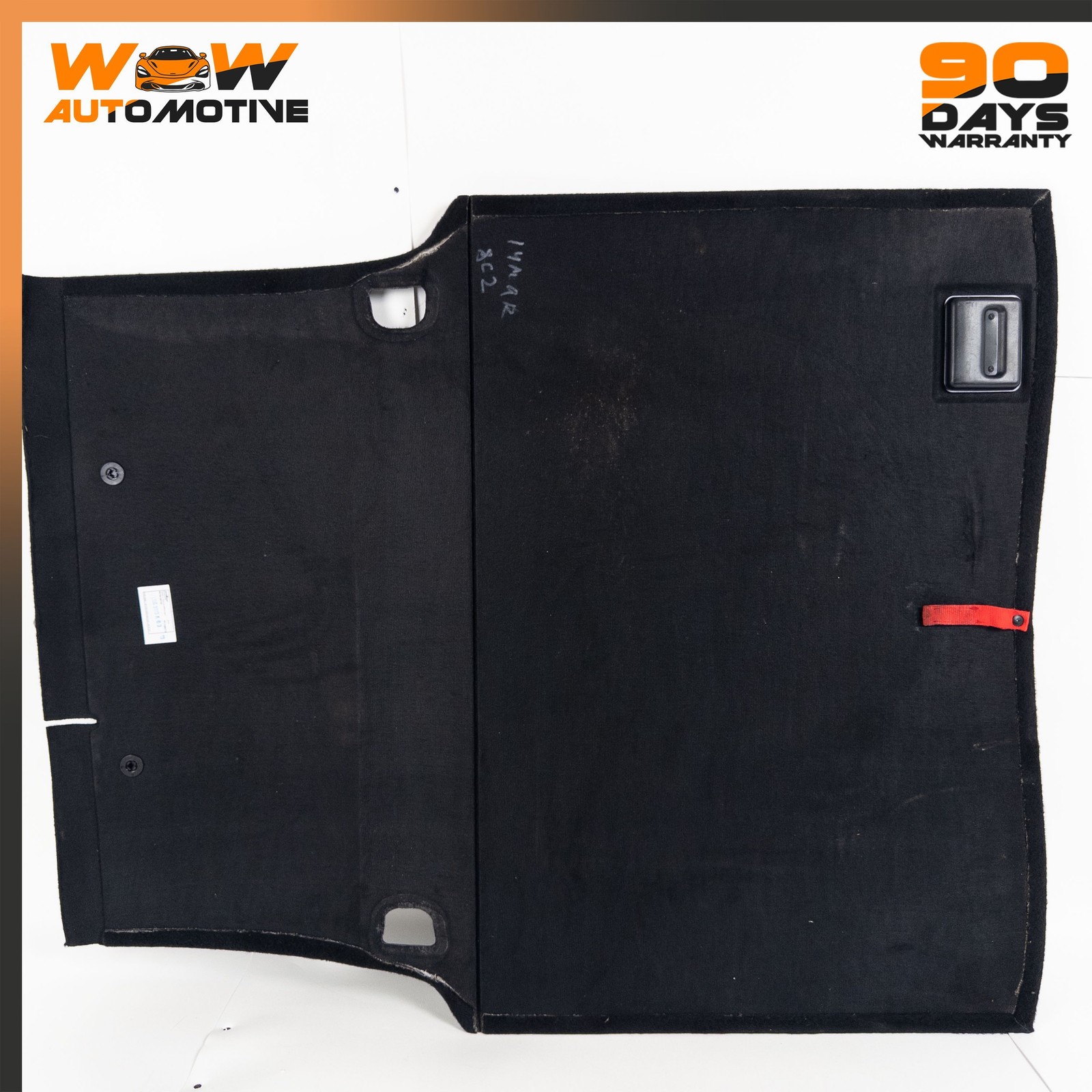 13-19 MASERATI QUATTROPORTE S Q4 REAR TRUNK FLOOR CARGO COVER MAT BLACK OEM
