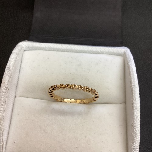 Pandora Swirl Floral 14k Band Ring - Picture 2 of 4