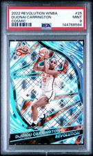 2022 Revolution WNBA Dijonai Carrington RC COSMIC /99 PSA 9 ROOKIE