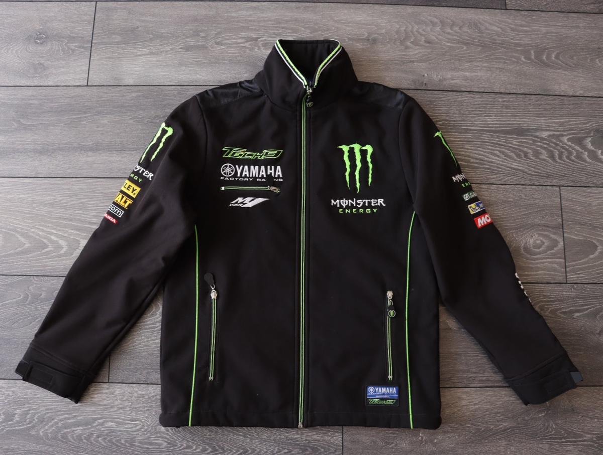 YAMAHA FACTORY RACING TECH3 MONSTER ENERGY ZIP JACKET SOFTSHELL