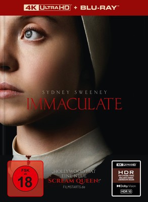 Immaculate - 2-Disc Limited Collector's Mediabook UHD Blu-ray FSK18 *NEU*OVP*  