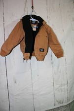 Walls Blizzard Pruf Coat Brown Canvas Size XS Regular Boys 4/5