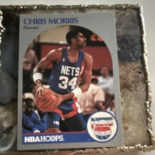 NBA Hoops 1990 Chris Morris #200 New Jersey Nets Basketball Card