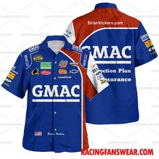 Brian Vickers Nascar 2023 Racing  Hawaiian  Shirt