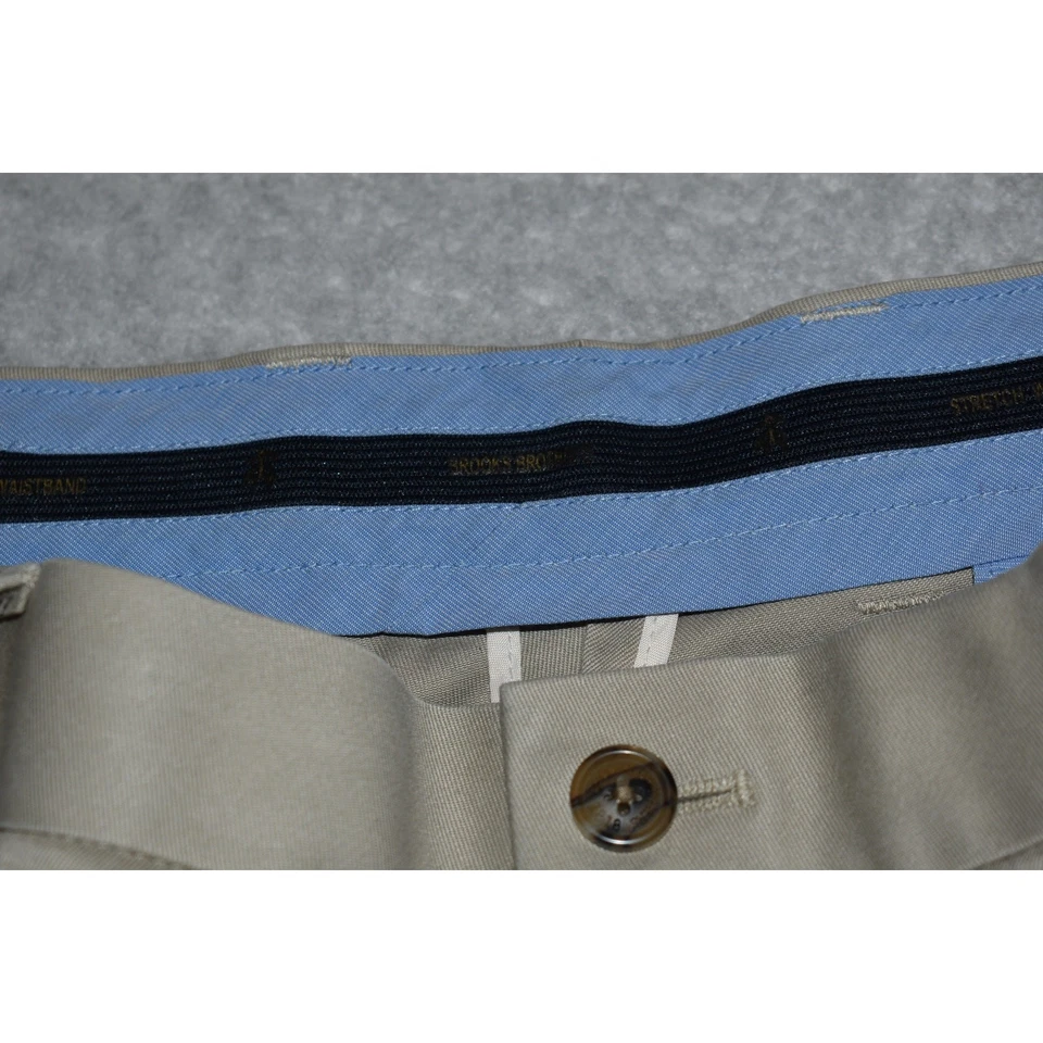 Pantalones Brooks Brothers Hombre Talla 34 x 34 Peso Ligero Ventaja Clark Chino Milano Foto 4 de 4
