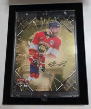 SAM BENNETT 2026 FANATICS EMANATE GOLD AUTO SIGNED 03/50 PANTHERS CHAMPS 8X10
