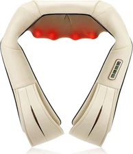 Neck Massager for Pain Relief Deep Tissue, Shiatsu Back Massager with Heating 3D