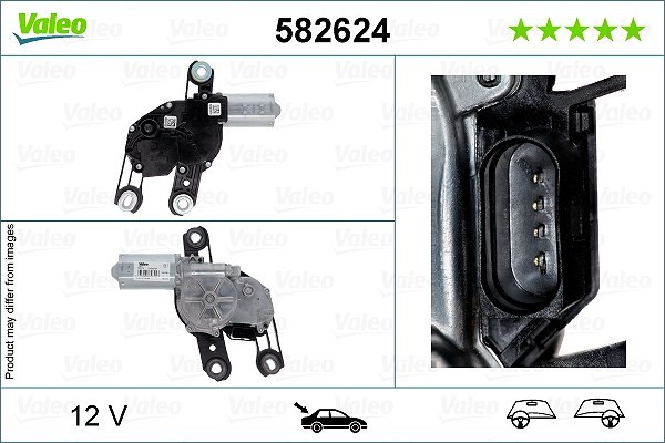 Valeo Wischermotor Hinten U.A. FüR Cupra, Seat, Skoda, VW-image