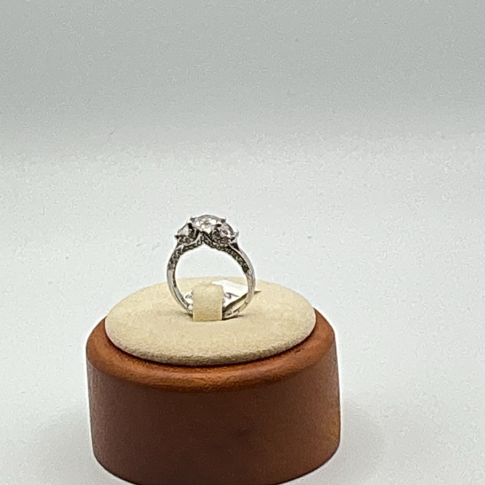 PAST / PRESENT / FUTURE RING W/ LAB SIMULATED DIA… - image 6