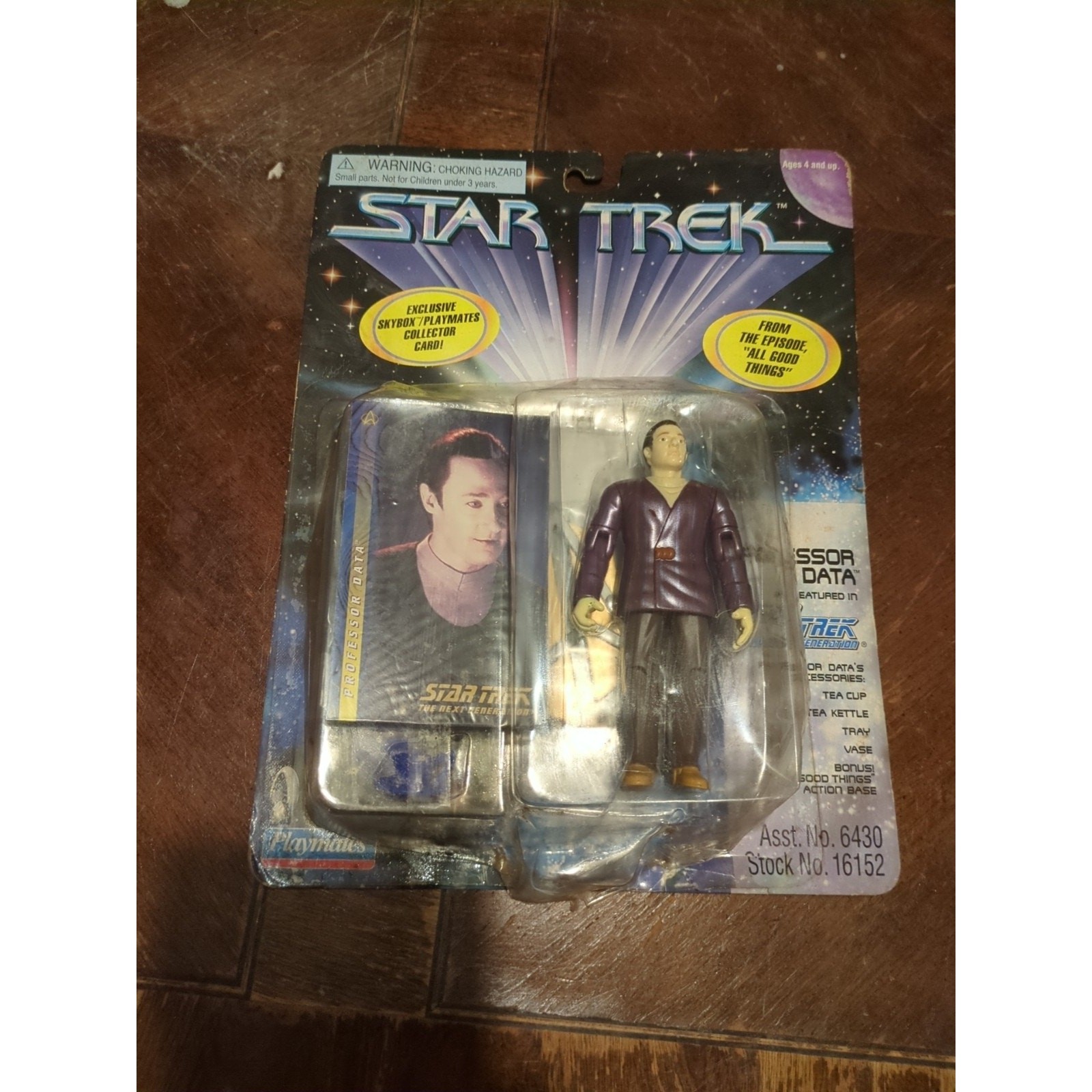 Playmates Toys Star Trek Series 5 Professor Data Action Figu