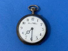 orologio da tasca monachina pierre william argento 800 10 rubis-non funzionante.