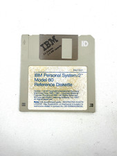 Vintage IBM PS/2 Model 80 Computer Reference Diskette Floppy Disk
