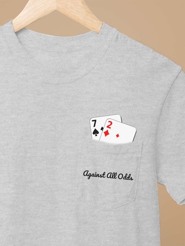 Maglietta Peggiore Mano nel Poker 7 2 Off Suit Contro Ogni Quota - Foto 16 di 24