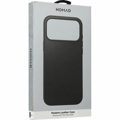 Nomad Modern Leather Case iPhone 17 Pro Max Black Schutzhülle
