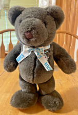 Hershey's Teddy Bear Kiss Dark Brown 12" Posable Animal Plush 1999