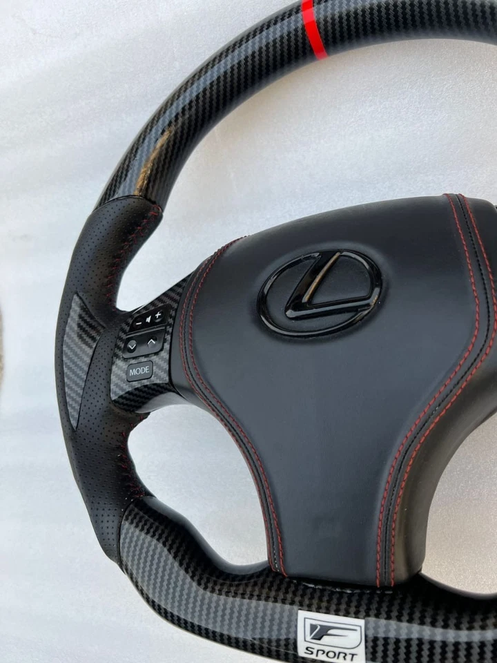 Lexus 2006–2013 IS250 / IS350 / IS  Carbon Fiber Steering Wheel - Image 3 of 4