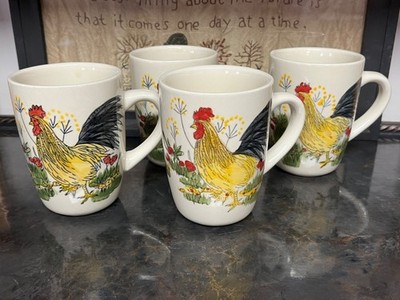 Coffe Mugs Paula Deen Country Rooster