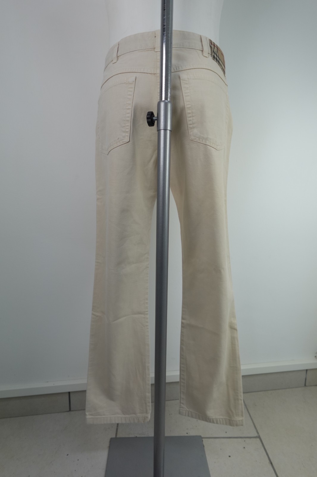 Burberry Men's Trousers Size 32/46 Pant Man Vintage Italy Casual Cotton Slim thumbnail 7