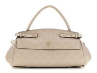 Guess Diana Top Handle Flap M Handtasche Tasche Light Taupe Logo Beige Neu