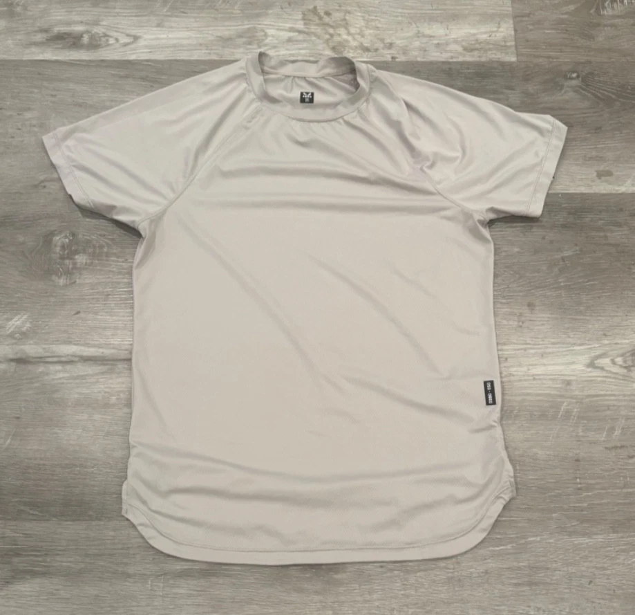 ASRV AeroSilver Established Tee DSG-0660 Tech Curved Hem Stone Gym Train Mens M
Opens in a new windo