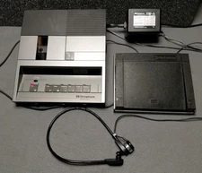 Dictaphone 1709 Voice Processor w/ Foot Pedal & Headeset - Tested Working