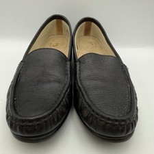 SAS Simplify Black Leather Loafers Womens 9.5 N Tripad Comfort Made in USA