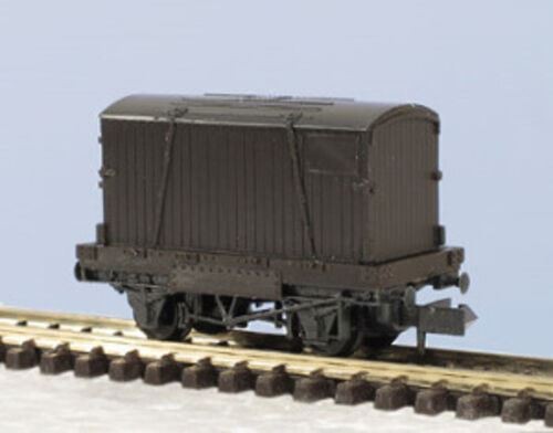 N wagon kit - 10ft wheelbase Conflat 1 plank wagon - PECO KNR-20