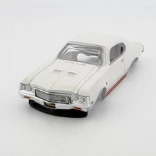 Auto World '70 Buick GS Stage 1 Body, White, Fits Aurora TJet, Dash