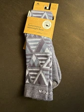 Burton Performance Midweight Snowboard Socks: DARK SLATE HEATHER: NWT: SIZE L