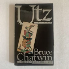 Utz / Bruce Chatwin/ First American Edition / Vintage Book / HCDJ