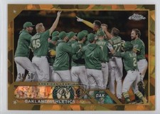 2023 Topps Chrome Sapphire Edition Gold 34/50 Oakland Athletics #577 10k8