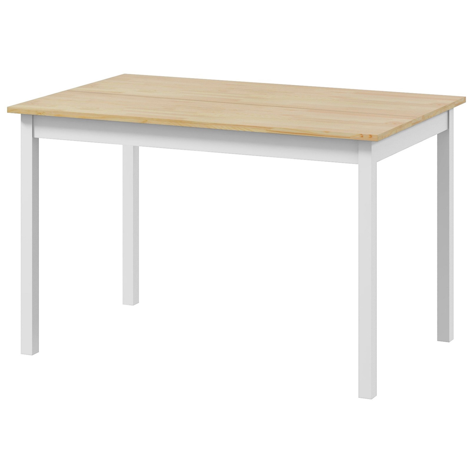 HOMCOM Dining Table Farmhouse Kitchen Table w/ Wood Frame for Dining Room