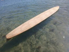Vintage 1950s Solid Balsa Wood Surfboard