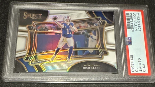 2023 Select Josh Allen White Prizm Field Level /35 PSA 10 Bills Mafia MVP 📈 🔥
