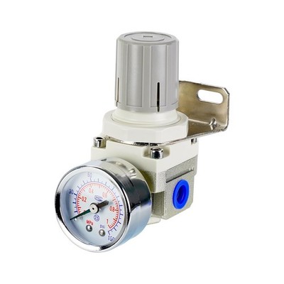 Air Pressure Regulator with 1/4'' Port, Air Compressor Regulator with 0-150 PS...