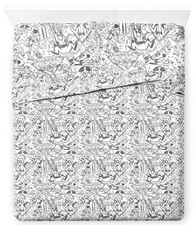 Jay Franco Deadpool 4PC Full Sheet Set - Ultra-Soft Fitted, Flat, Pillow Case