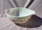 Vintage Pyrex Pink Gooseberry Cinderella Mixing Bowl #443 - 2.5 Quart