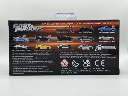 Jada Toys Fast & Furious Brian's Nissan Skyline 2000 GT-R - 1:32 Diecast Car - Picture 2 of 6